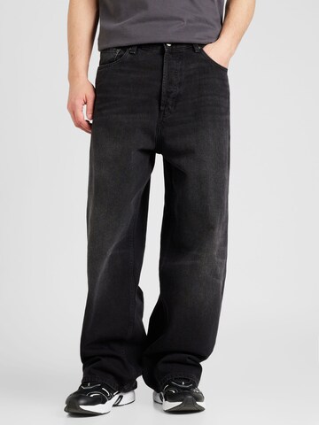 WEEKDAY Wide Leg Jeans 'Astro' in Schwarz: predná strana