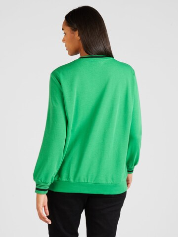 ONLY Carmakoma Sweatshirt 'GATO' in Green