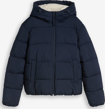 TOM TAILOR DENIM Talvejope, värv sinine: eest vaates