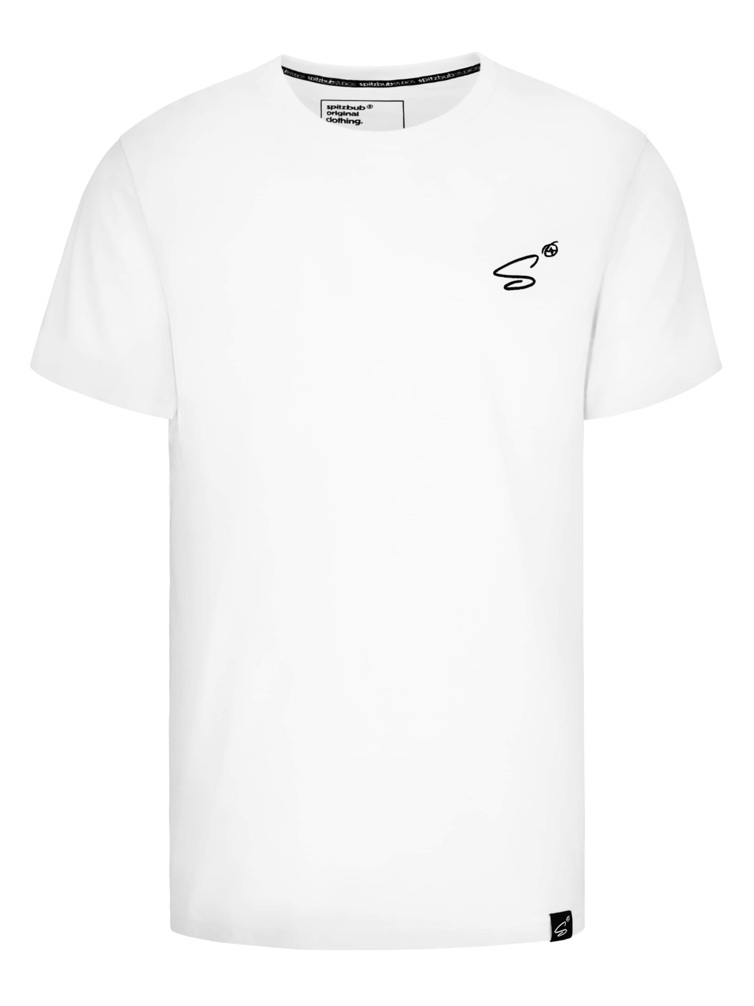 SPITZBUB Shirt in Weiß: Vorderseite