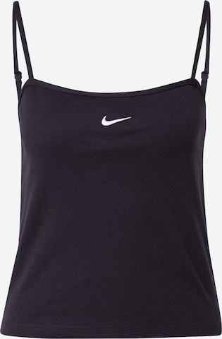 Top di Nike Sportswear in nero: frontale