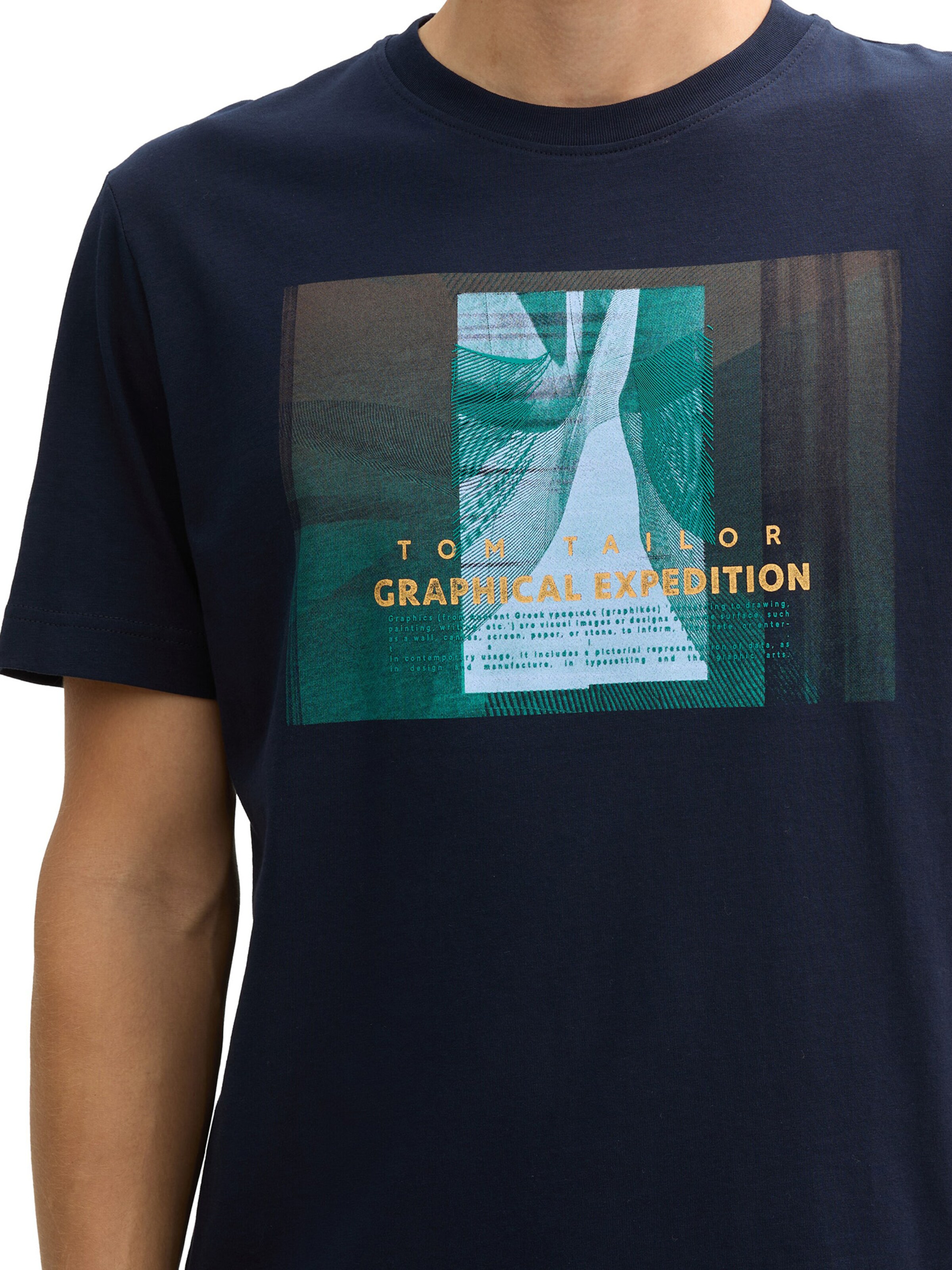 TOM TAILOR Tričko - Modrá