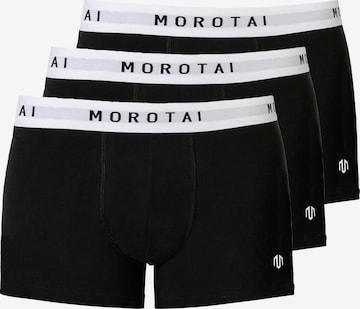 MOROTAI Bokserishortsit 'PREMIUM' värissä musta: etupuoli