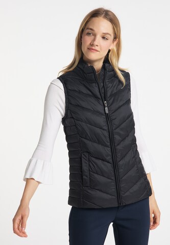 Gilet di DreiMaster Klassik in nero: frontale