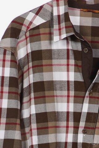 Fjällräven Button Up Shirt in XXXL in Brown