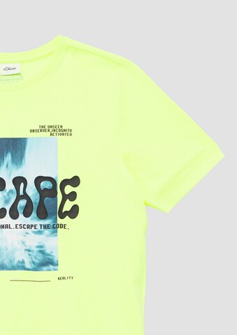 s.Oliver T-Shirt in Gelb