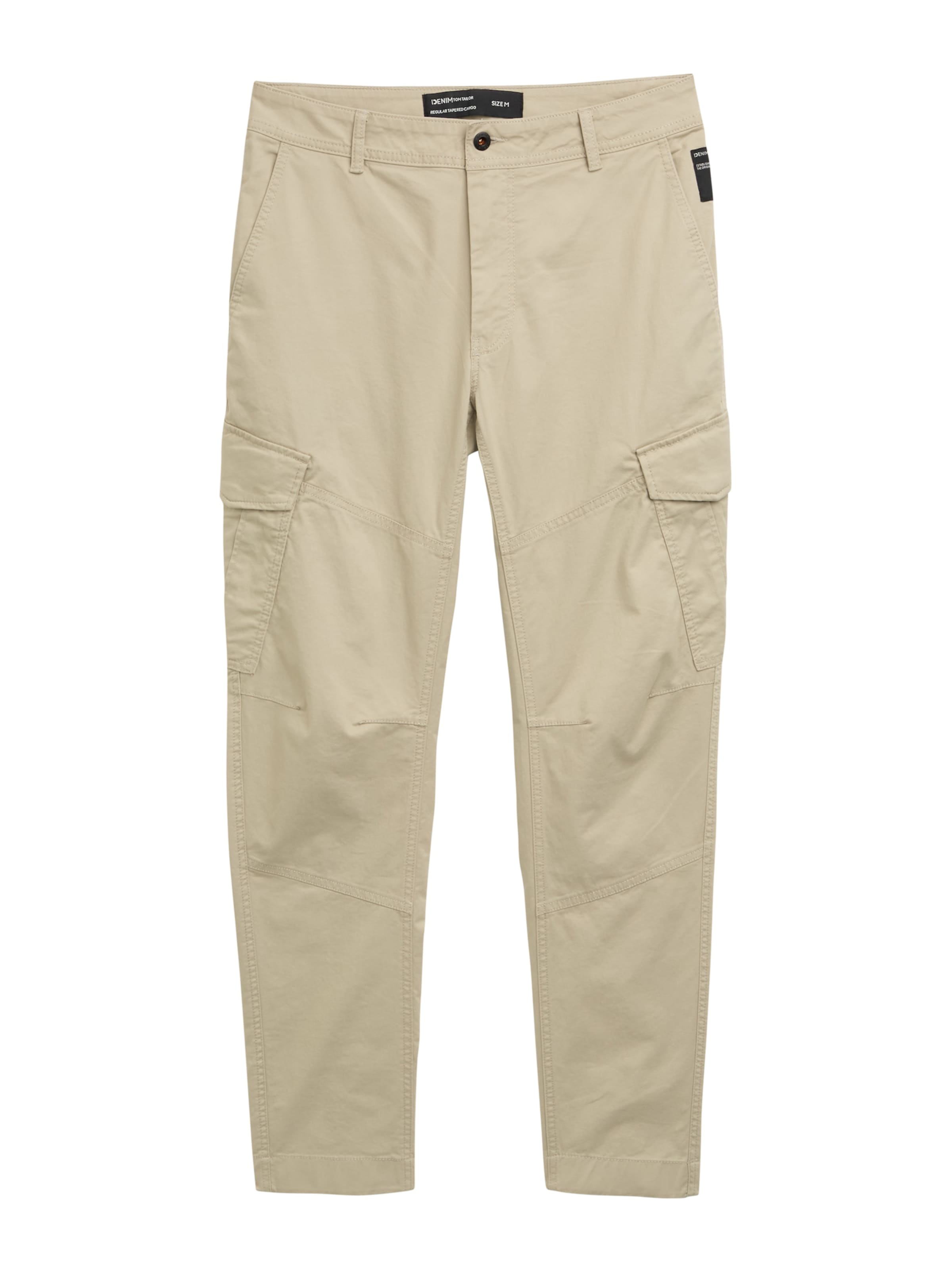TOM TAILOR DENIM Cargobukser i beige: forside