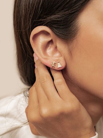 Boucles d'oreilles 'Merry Duo' Hey Happiness en or