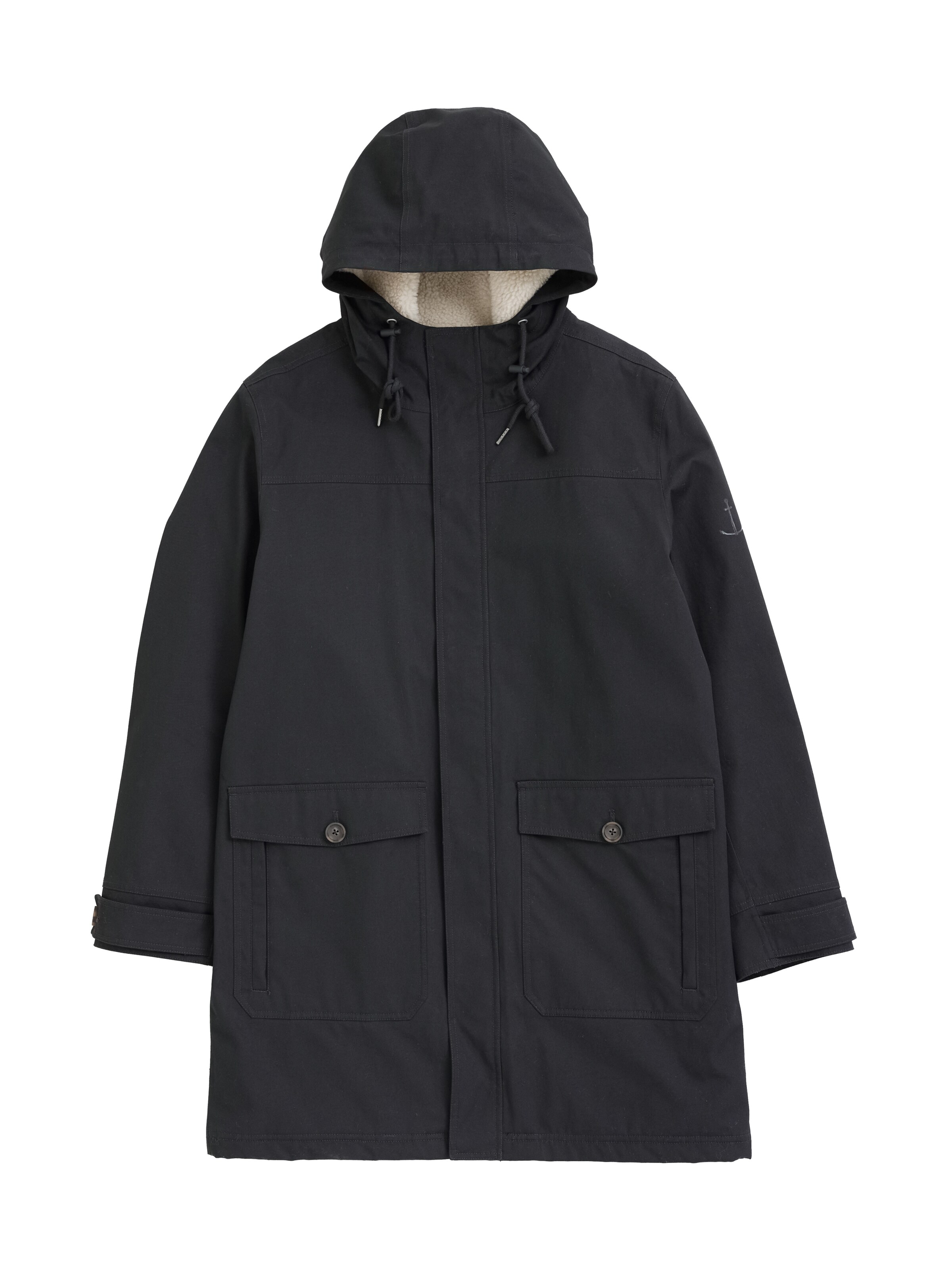 Seasalt Cornwall Přechodný kabát 'Tidesman' – černá: přední strana