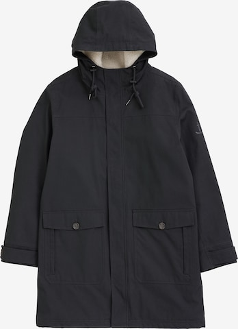 Seasalt Cornwall Välikausitakki 'Tidesman' värissä musta: etupuoli