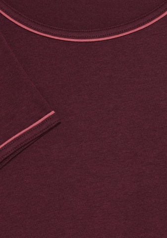 LASCANA - Camiseta para dormir en rojo