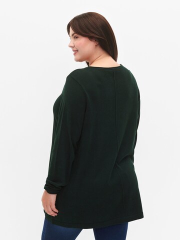 Zizzi Sweter w kolorze zielony