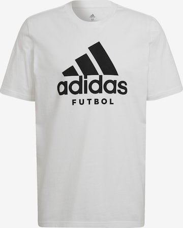 ADIDAS SPORTSWEAR - Camiseta funcional en blanco: frente