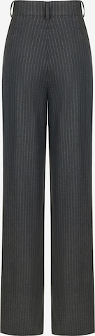 NOCTURNE - Pierna ancha Pantalón plisado en gris