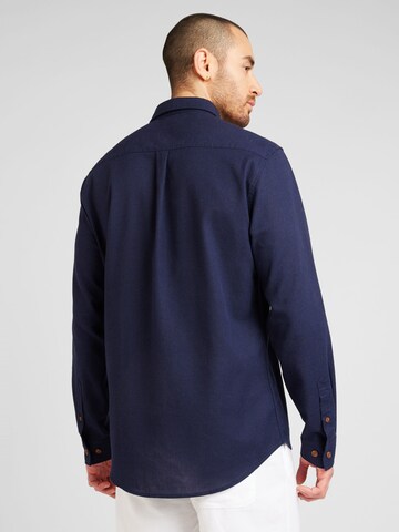 anerkjendt Regular fit Overhemd 'AKLEIF' in Blauw