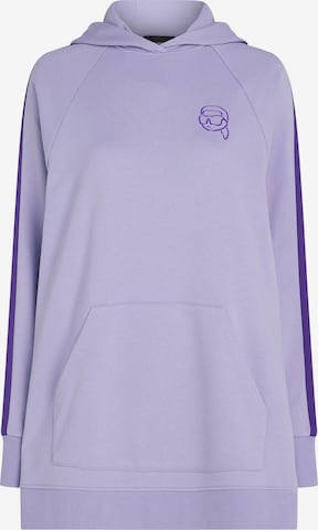 Karl Lagerfeld Collegepaita värissä lila: etupuoli