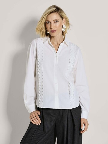 Chemisier MADELEINE en blanc : devant