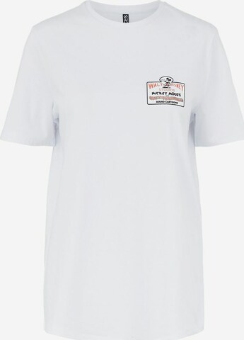 PIECES T-Shirt 'Hunter' in Weiß