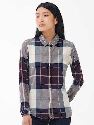 Barbour Bluse in Lila: predná strana