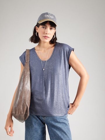 T-shirt 'PCALICE' PIECES Curve en bleu : devant