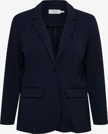 Fransa Curve Blazers in Blauw: voorkant