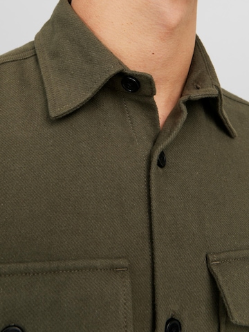 JACK & JONES Regular fit Prehodna jakna 'Roy' | zelena barva