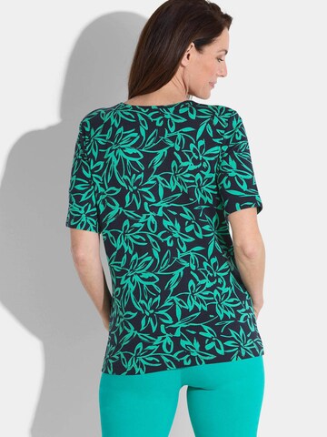 Goldner Shirt in Blau