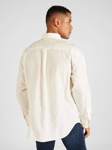 GANT Comfort fit Button Up Shirt in Beige