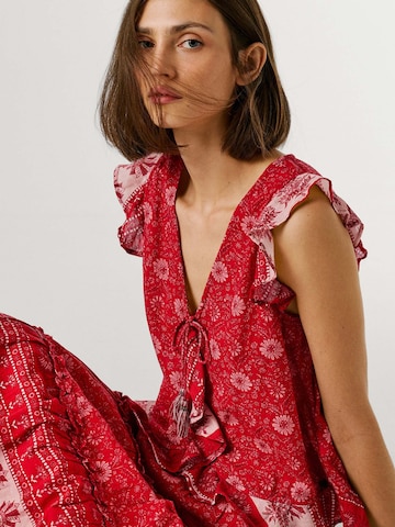 Pepe Jeans Blouse 'CRISTAL' in Rood