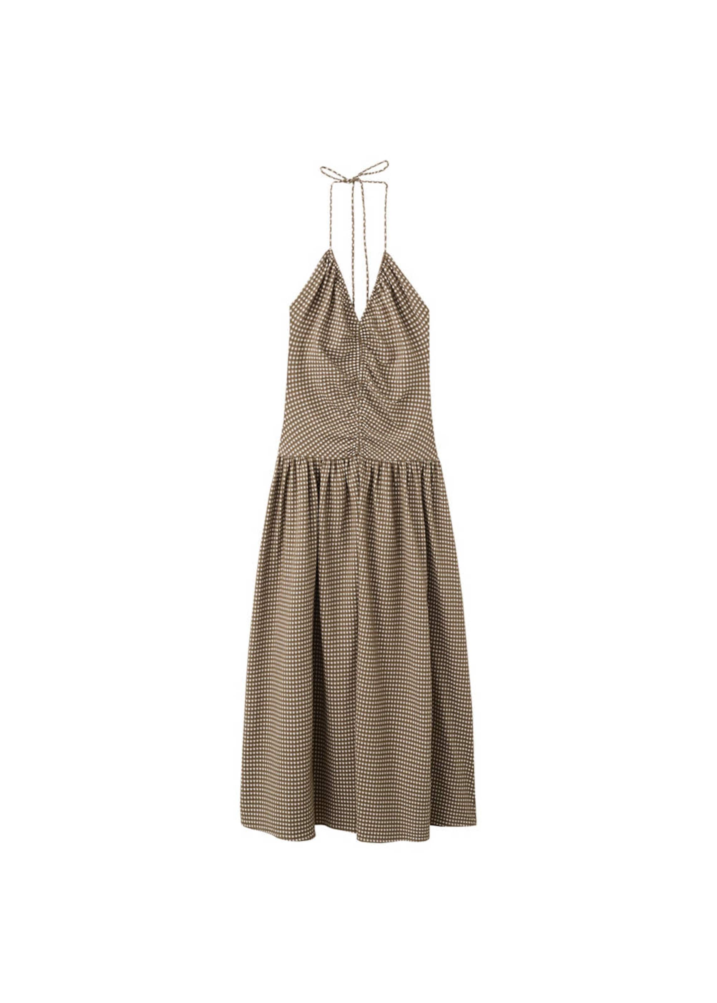 MANGO Summer Dress 'Vini' in 34 in Olive / White, Item view