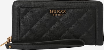 GUESS Wallet 'Abey' in Black: front