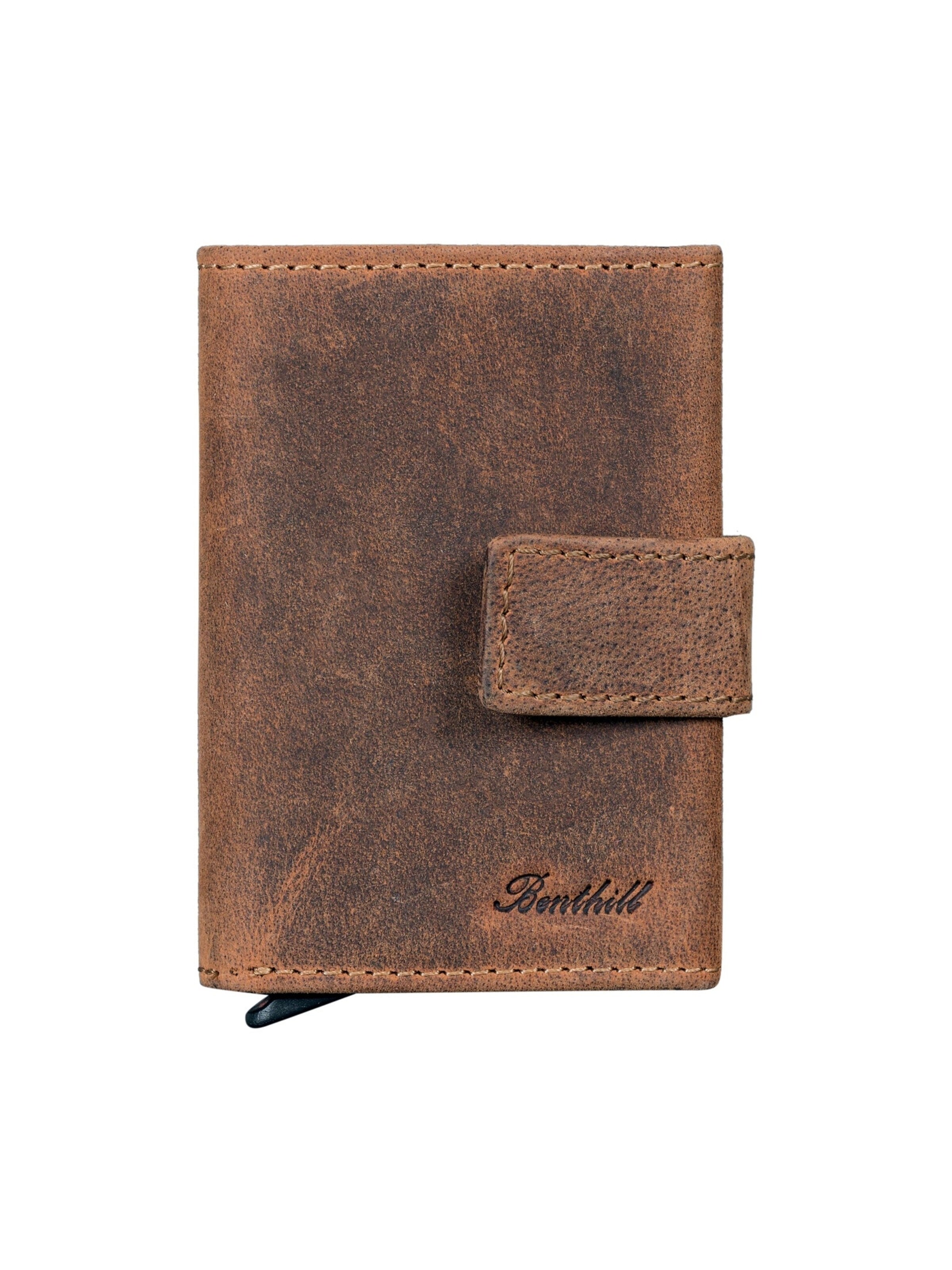 Benthill Wallet 'Etui' in Brown: front