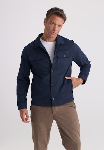 Felix Hardy Between-Season Jacket in Blue: front