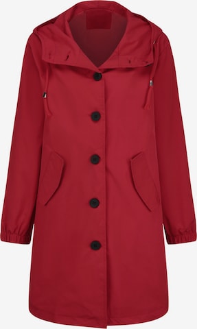 Youthup Between-Seasons Coat in Red: front