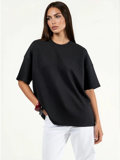 Hiccup T-shirt en XS en noir, Vue avec produit