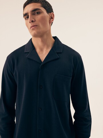 Henderson Long Pajamas 'Mos' in Blue