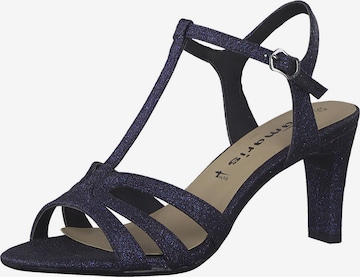 TAMARIS Strap Sandals in Blue: front