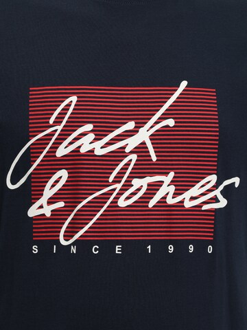 T-Shirt 'ZURI' Jack & Jones Plus en bleu