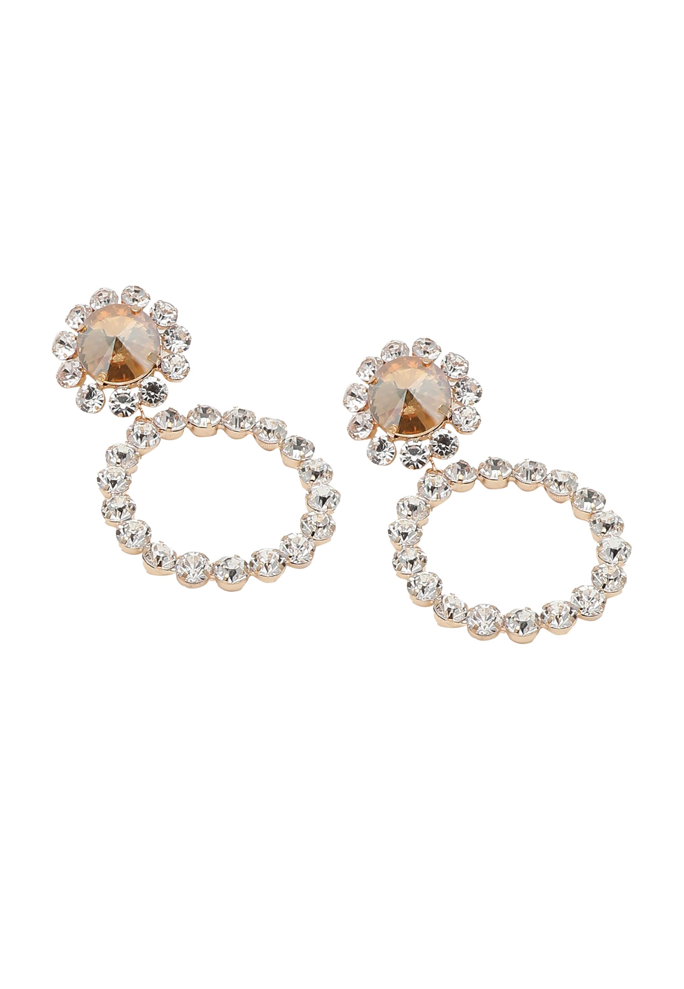 Cercei 'Adelice' de la SOHI pe auriu: față