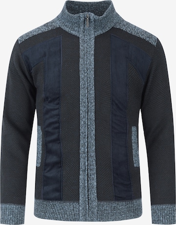 Youthup Knit Cardigan in Blue: front