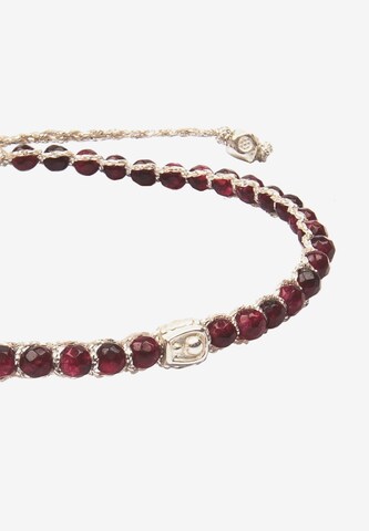 Samapura Jewelry Armband 'Aventurin' in Rood