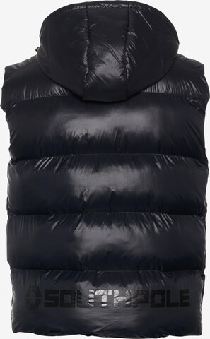 SOUTHPOLE Weste 'Bubble Icy 1.0 in Schwarz