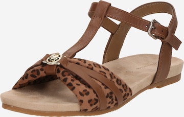 ruda TOM TAILOR Basutės su dirželiais: priekis