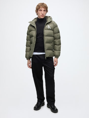 Veste mi-saison Calvin Klein Jeans en vert
