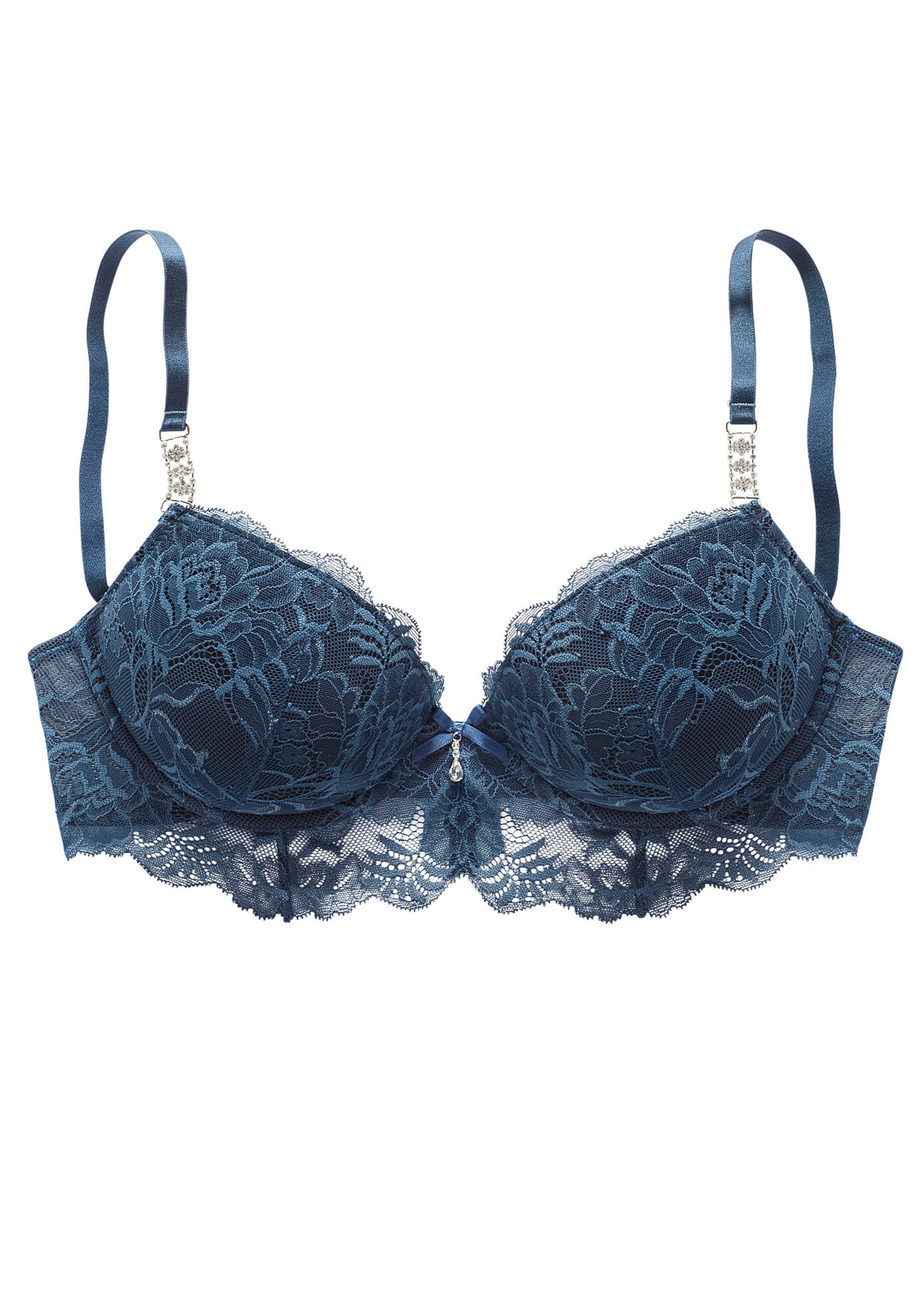 LASCANA Bra in Blue: front