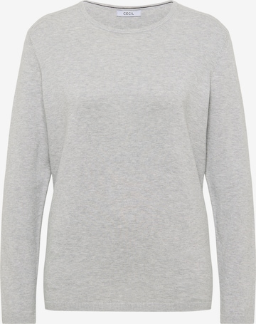 CECIL Sweater in Grey: front