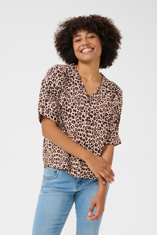 Cream Blouse 'CRTiah' in Beige: voorkant