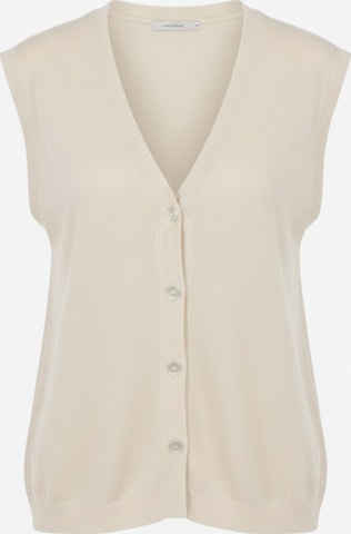 Pull-over 'Gilet manou' WEARABLE STORIES en beige : devant
