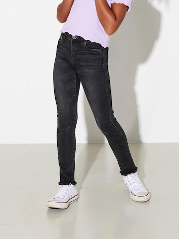 KIDS ONLY Skinny Jeans 'Blush' in Schwarz: predná strana