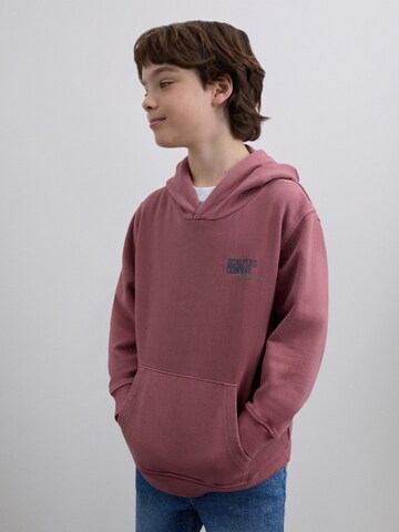 Scalpers Mikina 'Typeskull' - Červená: predná strana